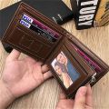 Personalized Wallet Men High Quality PU Leather for Him Engraved Wallets Men Short Purse Custom Photo Wallet Father's Day Gift. 