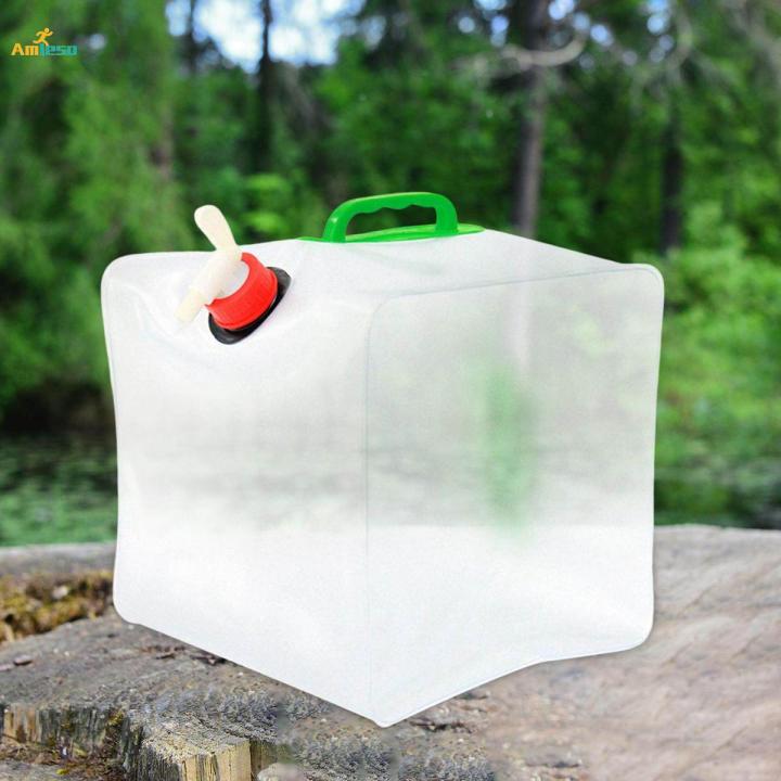 Storage Jug Water Bottle Carrier RV Portable Collapsible Water Container Bag 15L 26x27x27cm