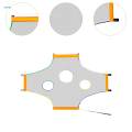 Soccer Target Soccer Goal Target Net Football Throwing Net for Players Yard 7x2m.