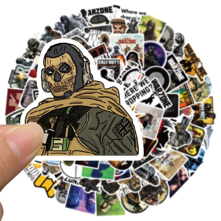 50/100pcs%20Cartoon%20Game%20Call%20of%20Duty%20Waterproof%20Graffiti%20Stickers%20For%20Laptop%20Phone%20Fridge%20Water%20Botlle%20Car%20Decals%20Kids%20Toy%20-%20Image%205