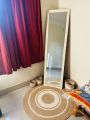 Natural & White Colour Jute Floor Mat/Rugs - 3 Feet. 