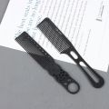 【Lejia】1Pc Professional Hair Comb Cutting Carbon Women Hair Styling Tool Flat Hair Hairdressing Salon. 