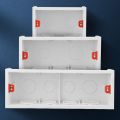 Assemblable Waterproof Box Standard Standard Mounting Box Plastic PVC Universal Junction Wiring Case Recessed Junction Box Wall. 