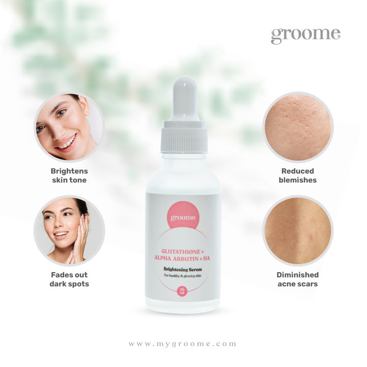 Groome%20Brightening%20Serum%20with%20Glutathione%20+%20Alpha%20Arbutin%20+%20Hyaluronic%20Acid%20bright%20skin%20blemish%20free%20boost%20collagen%20moisturizing%20improved%20skin%20all%20skin%20types%2030%20ml%20-%20Image%205