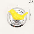 Toilet Press Button Bird Butterfly Shaped Press Tank Push Switch Flush Button.