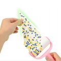Handle Sticky Roller Pet Hair Clothes Carpet Tousle Remover Sticker Tear-off Sticky Wool Roller With Cover Lint Removal Tools 1Set.