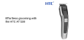 HTC AT-538 Rechargeable Hair and Beard Trimmer for Men. 
