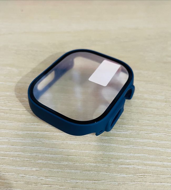 Pix Apple Watch Ultra 49mm Case Apple Watch Ultra Hard Clear Screen Protector Cover Full Case with Glass Screen Protector IWATCH Series 8 Pro Ultra Watch Case