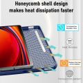 Robustrion Cover for Samsung Tab S9 11 inch/Tab S9 FE Cover Case 10.9 inch, Flip Case Cover with [S Pen Holder] for Samsung Galaxy Tab S9 Tablet/Tab S9 FE Tablet Cover [Auto Sleep Wake] - Black/Blue. 