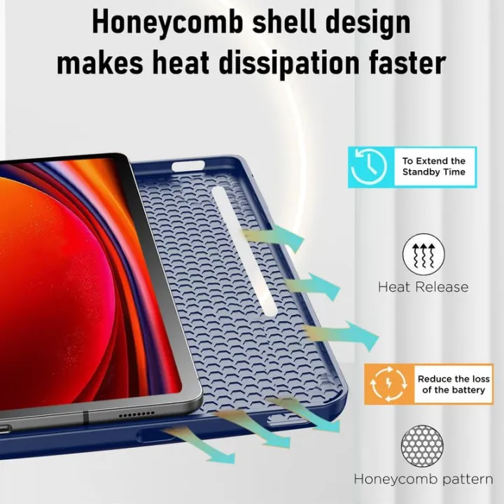 Robustrion%20Cover%20for%20Samsung%20Tab%20S9%2011%20inch/Tab%20S9%20FE%20Cover%20Case%2010.9%20inch,%20Flip%20Case%20Cover%20with%20%5BS%20Pen%20Holder%5D%20for%20Samsung%20Galaxy%20Tab%20S9%20Tablet/Tab%20S9%20FE%20Tablet%20Cover%20%5BAuto%20Sleep%20Wake%5D%20-%20Black/Blue%20-%20Image%208