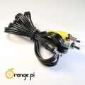 Orange Pi  AV Cable 70CM/2FT 3.5MM Jack to 3 RCA Male Plug Adapter Audio Converter Video. 