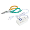 Heating Scissors 220V 9 Temperature Adjustable Precise Cutting Heating Sewing Scissors for Cutting Zipper for Tailor Shop. 