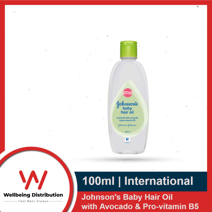 Johnson's Baby Hair Oil 100ml Enriched with Avacado Oil & Pro-vitamin B5
