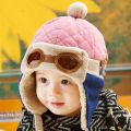 Cute Baby Winter Hat Infant Pilot Cap Toddlers Cool Baby Boys Girls Children Winter Warm Kids Knitted Hats Cap For 0-48 Month. 