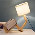 Durable DecBest Robot Table Lamp Distinctive Unique Adjustable DIY Book Night Light Bedside Lamp Home Decor#US Plug. 