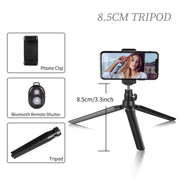 SH%20Table%20Floor%20Selfie%20Tripod%20For%20Phone%20Camera%20Stands%20Reflectors%20Photo%20Studio%20Video%20With%20Bluetooth%20Remote%20Control%20Shooting%20-%20Image%209