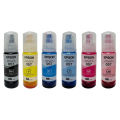 Epson 057 Six Color Ink Bottle For Epson L8050 & 18050 Printer - Full Set. 