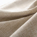 Wholesale solid color cotton linen sandy fabric thickened bamboo plain fabric linen composite background cross pattern cushion cloth. 