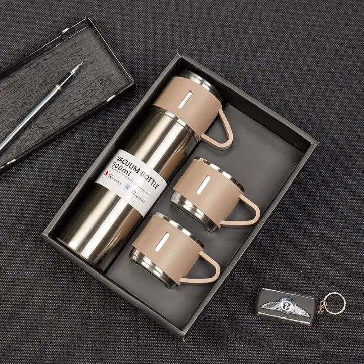500ml%20Stainless%20Steel%20Vacuum%20Flask%20with%203%20Cup%20Set,%20Leak%20Proof,%20Portable,%20Long%20Lasting%20Insulation%20-%20Image%204