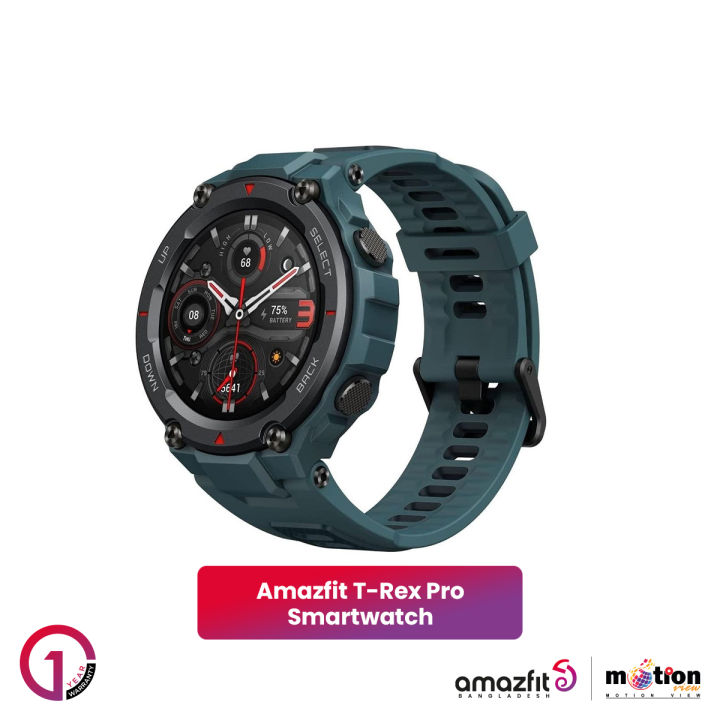 Amazfit T-Rex Pro Smart Watch Global Version  - Blue