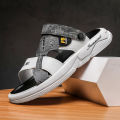 Big Size 45 46 Large Summer Men's Casual Sandals Wear Beach Leather Shoes Men Zapatilla Hombre Mens Slides Slipers. 