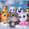 1PC 15cm Talking Tom And Friends Plush Toys Doll Kawaii Talking Tom Angela Hank Ginger Ben Claw Machine Dolls Can't Talk Version.