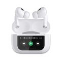 App Version A9 Pro Touch Screen Display Airpods with ANC ENC TWS Earbuds iOS and Android App Supported Airpods Fere Fit App. 