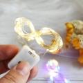 2M 20Led Mini Micro Copper Wire Light Battery Operated Led Strip String Fairy Lights.