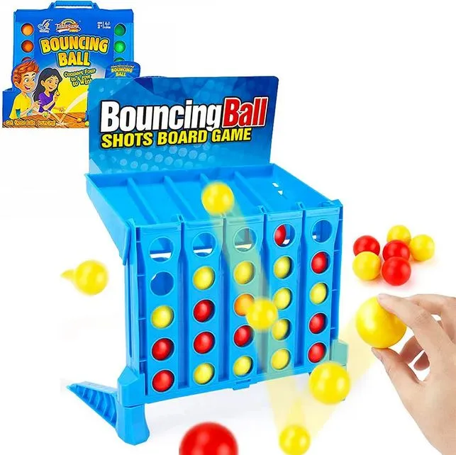 Eleboat Bouncing Ball Game, Connect 4 Shots Board Game