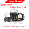 Charging Logic Board For Xiaomi Redmi Note 12 12 Pro 12 Pro Plus 4G 5G Charging Port For USB Plug PCB Dock Connector Replacement Parts.