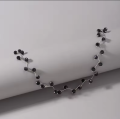 Trendy Fashionable Pearl Choker Necklace for Girls Simple Stylish- Rhinestone Charm Chain Necklaces for Women Party Accessory New Collection.