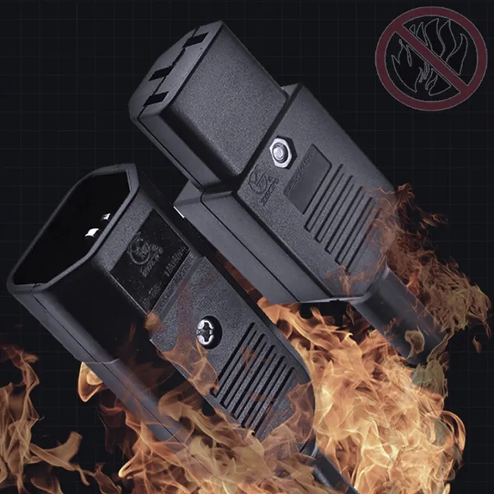 16A%20250V%20Black%20IEC%20Straight%20Cable%20Plug%20Connector%20C13%20C14%20Female%20Male%20Plug%20Rewirable%20Power%20Connector%203%20Pin%20AC%20Socket%20-%20Image%203