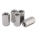 Long Rod Coupling Hex Nut, M12 Corrosion Resistant Metric Hex Coupling Nut for Threaded Rod.