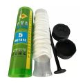 5M PVA Fishing Mesh Soluble Narrow Fishing Network Water Soluble Mesh White Refill Stocking Bait Bag Protect Fish Net.