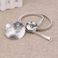 Elastic Metal Waist Belts For Dresses Ladies Belts Stretch Skinny Female Round Leaf Buckle Women Belts. 
