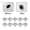 10 Pieces Sink Overflow Basin Sink Overflow Cap for Bathroom Kitchen Wash Basin.