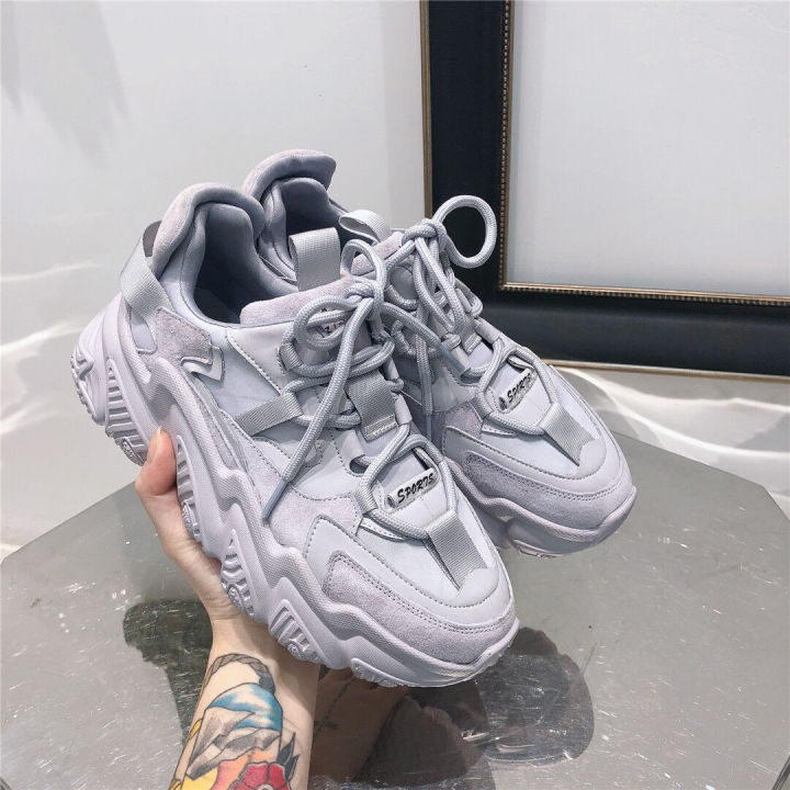 Daraz Trendy Sneakers For 2021 Women's Korean Style White Sneakers