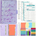 A6 Binder Planning Monthly Planning Manual Ledger.