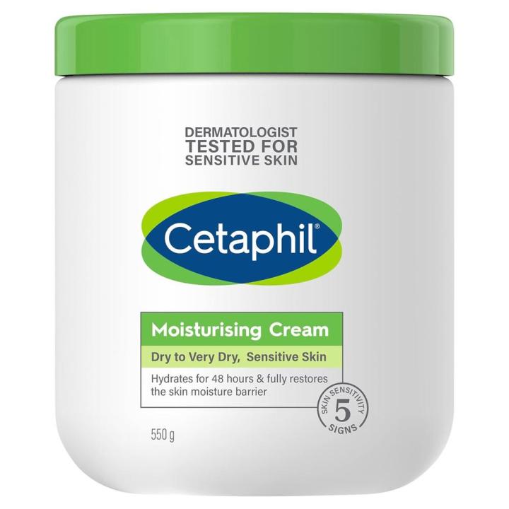 Cetaphil Moisturizing Cream Face & Body Dry Sensitive Skin 550G