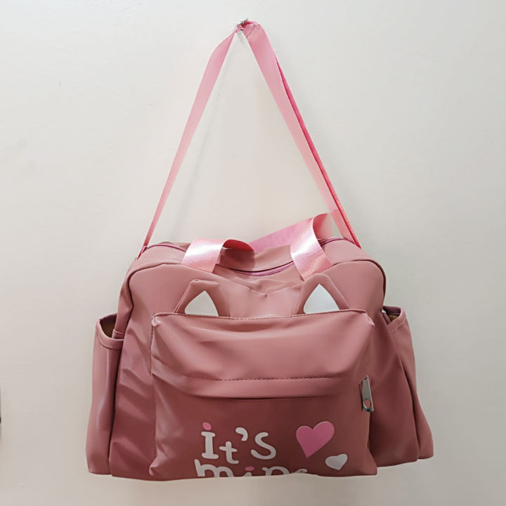 High Quality its mine womens leather Travel Bag Waterproof