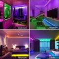 Waterproof RGB Remote Control LED Strip Light - Rgb Led Strip Light - Rgb Light. 