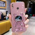 VRQR Luxury Soft Case For Huawei Nova 3i Back Cover Cute 3D Quicksand Astronaut Folding Stand Cover Huawei Nova 3 4.