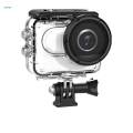 Action Camera Waterproof Case Easy to Install Camera Accessories 60M for.