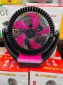 JY SUPER JT-2523 High-Speed Lithium Rechargeable Table Fan - Elegant Unisex Fashion Accessory.