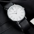 Men Watch Fashion Ultra-thin Simple Watches Men Waterproof Leather Strap Quartz Watch For Men Wristwatch. 