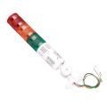 Industrial Warning Lamp, DC24V Red Yellow Green Strong Brightness Signal Tower Light 2 Modes 3 Tier Low Power Consumption with Buzzer for Machine Tool. 