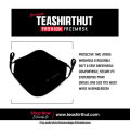 Exclusive Teashirthut 5 Pieces Black Cotton Fashion Mask Bundle. 