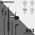 FANTECH SCAR EG3 In Ear Gaming Earphone Black Edition Headphone. 