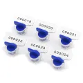 50 Anti-Tamper Meter Seal Security Utility Twist Custom Numbered Plastic Meter Seal Padlock Lock for Water Meter Electric Gas Amour zii. 