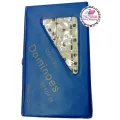Dominoes Set 28 Piece Domino Tiles Handcrafted Classic Numbers Board Game (Plastic Box) - Chess Board. 